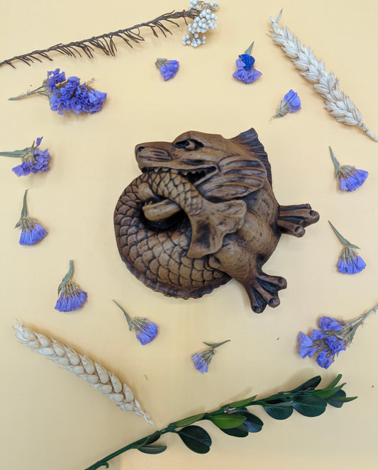 Sea Monster - Reproduction Lincoln Cathedral Carving