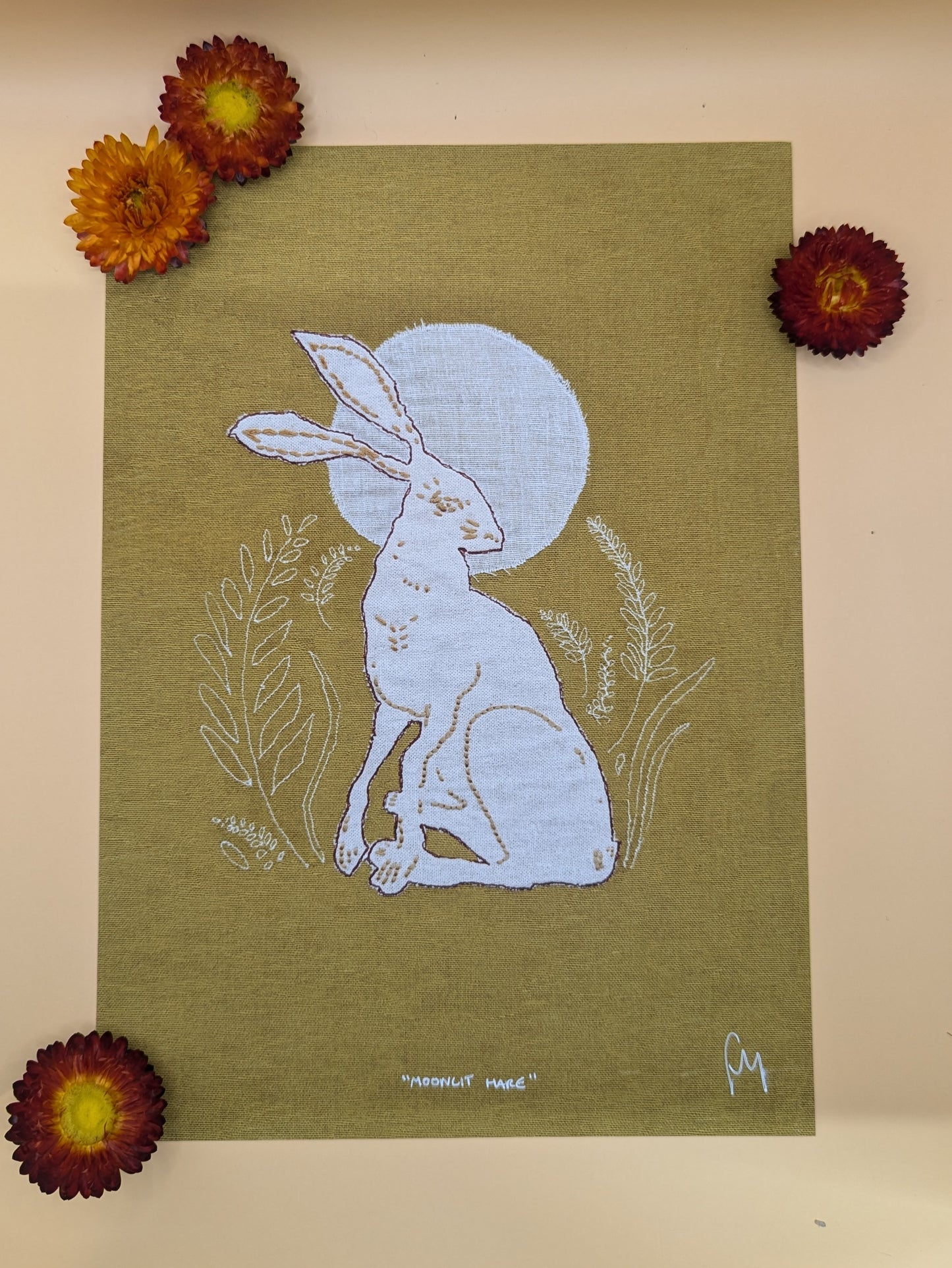 "Moonlit Hare" by Freya Moran