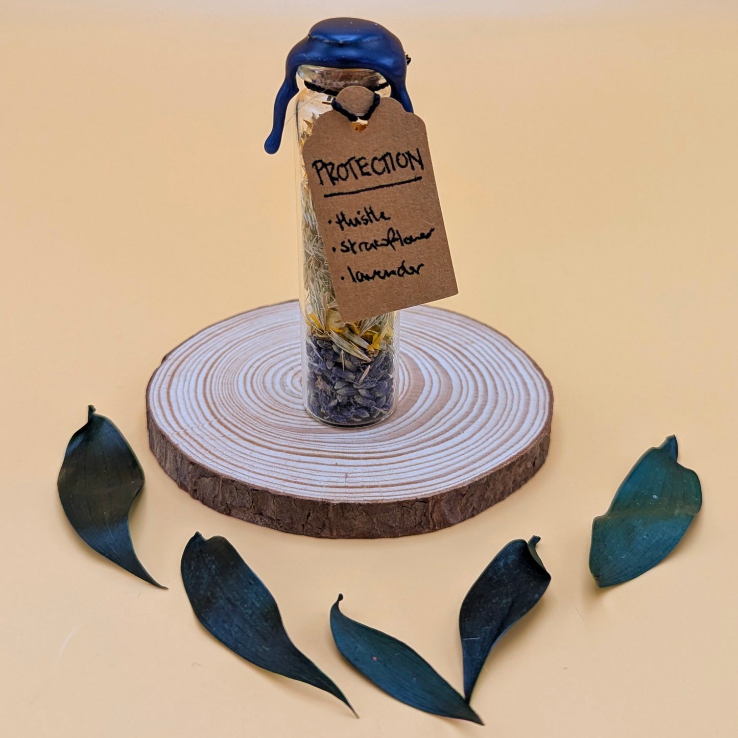 flower spell jar