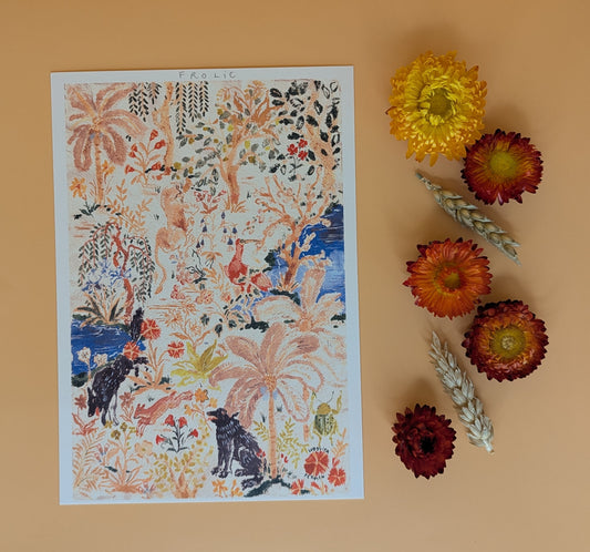 ‘Frolic’ Print by Ludovica Perosin