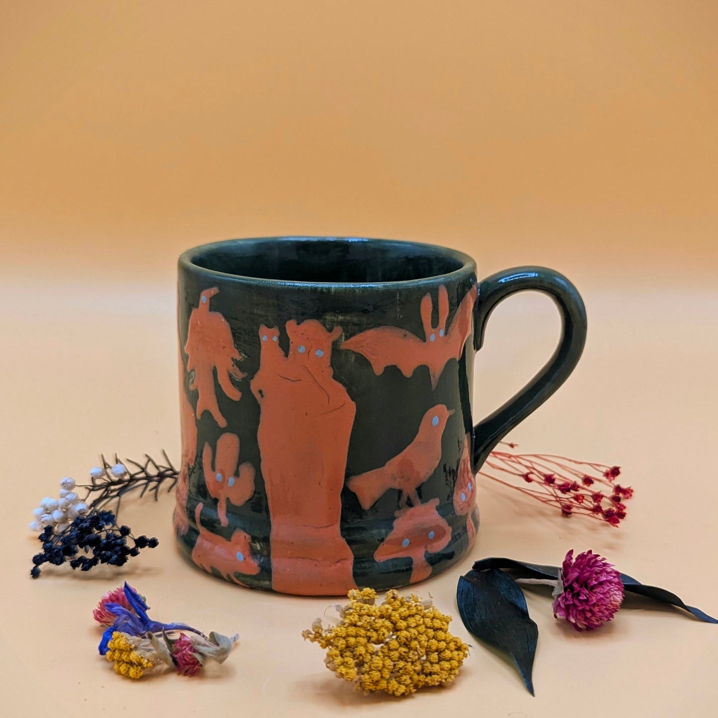 'Terracotta Figures' Ceramic Mug by Ciara Veronica Dunne