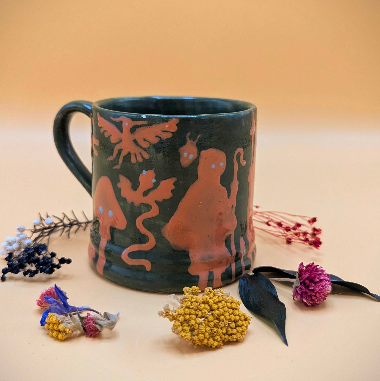 'Terracotta Figures' Ceramic Mug by Ciara Veronica Dunne