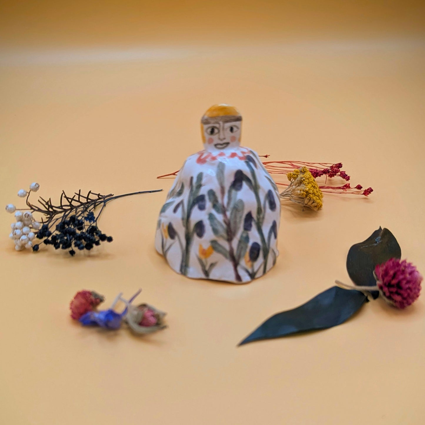 'Flower Saint' Ceramic Candle Snuffer by Ciara Veronica Dunne