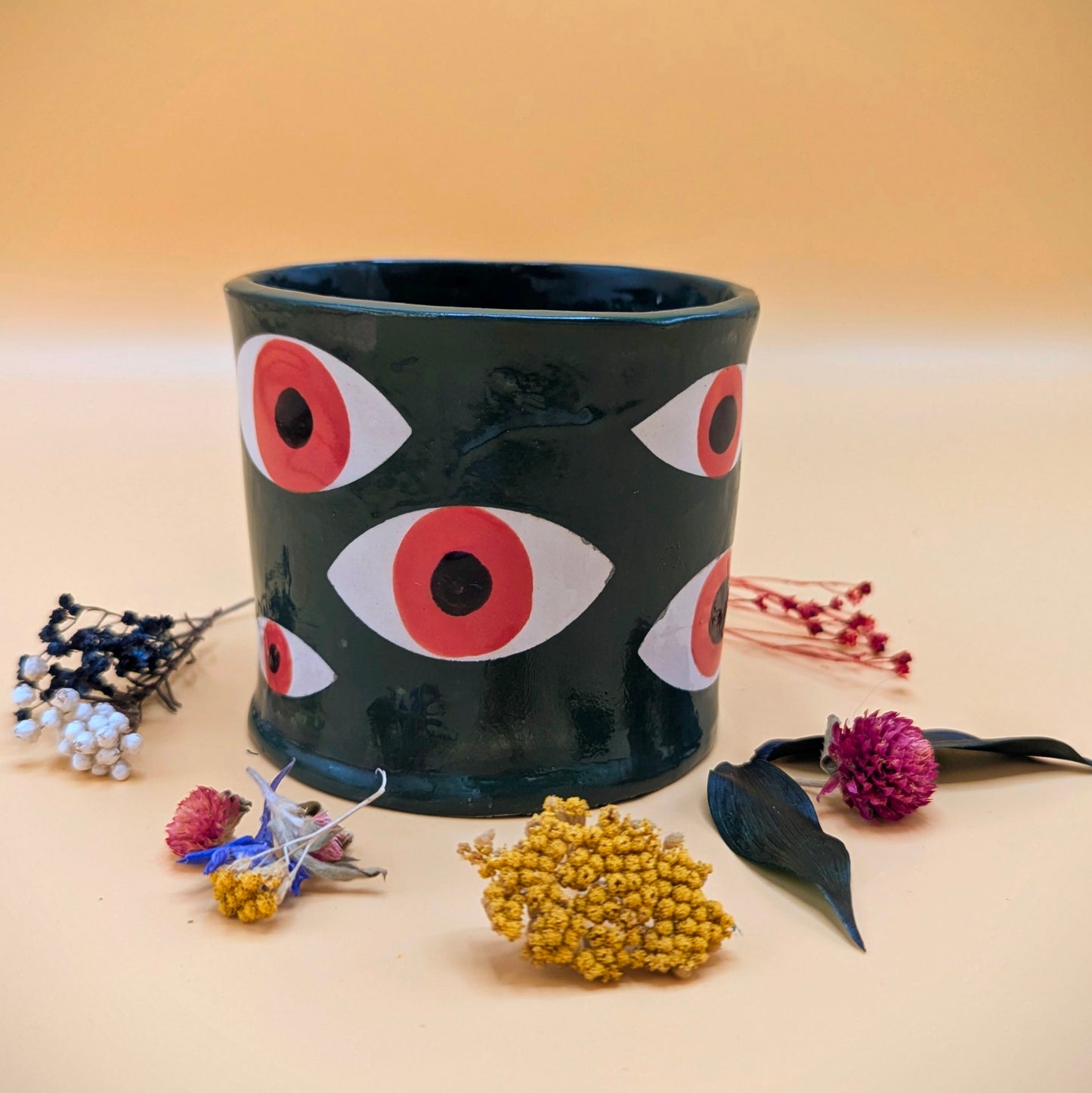 'Green Eyed' Pot by Ciara Veronica Dunne