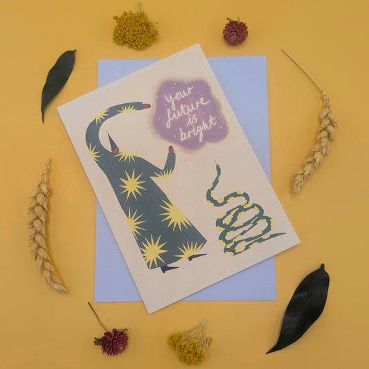Your Future Is Bright Greeting Card