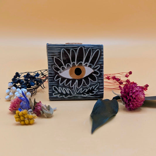 'Square Eye' Brooch by Ciara Veronica Dunne
