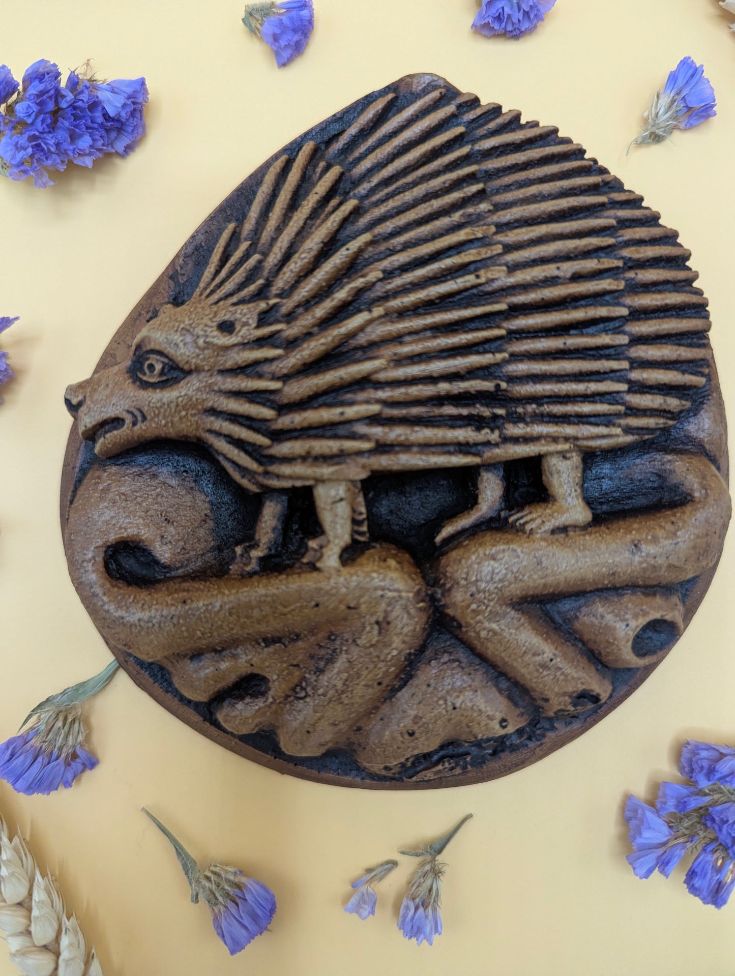 Hedgehog - Reproduction Medieval Cathedral Carving