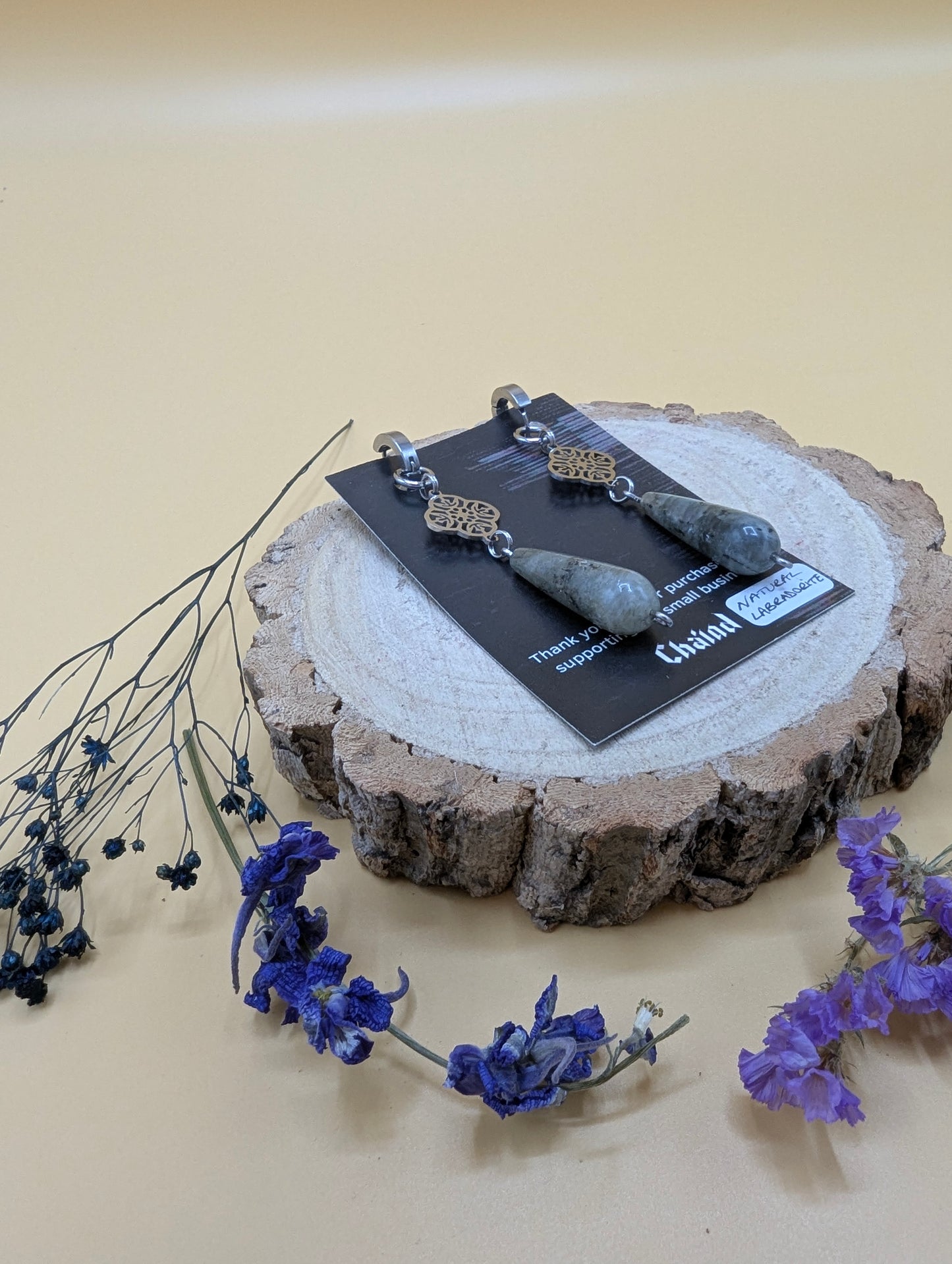 'SOLDIER POET' Drop Earrings