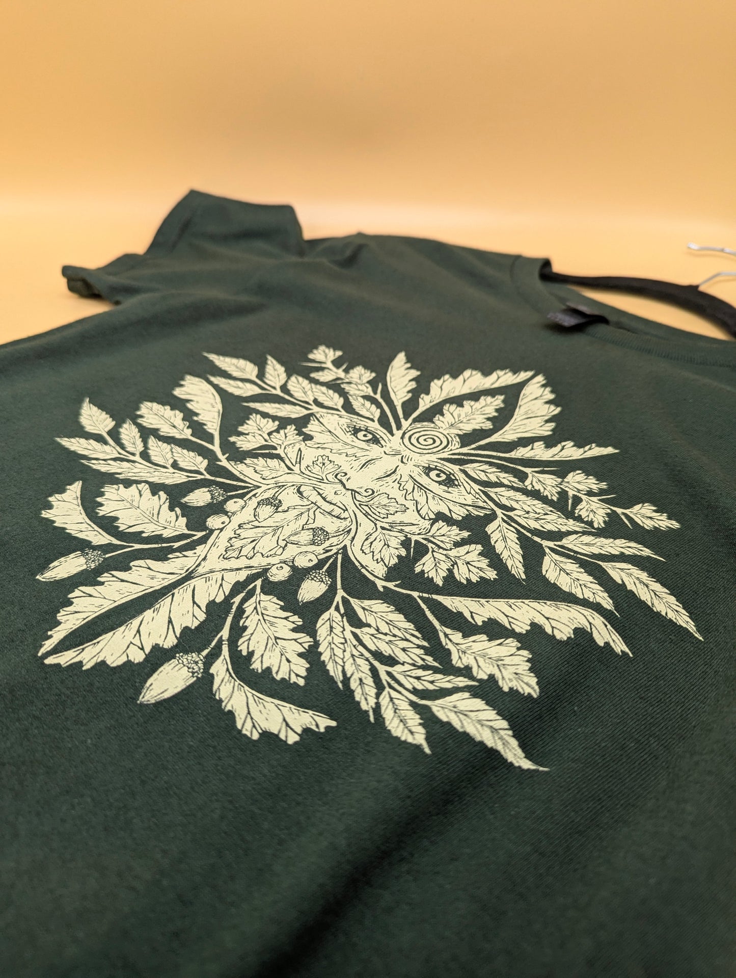 'Green Man' T-Shirt by Katrin Blackwater