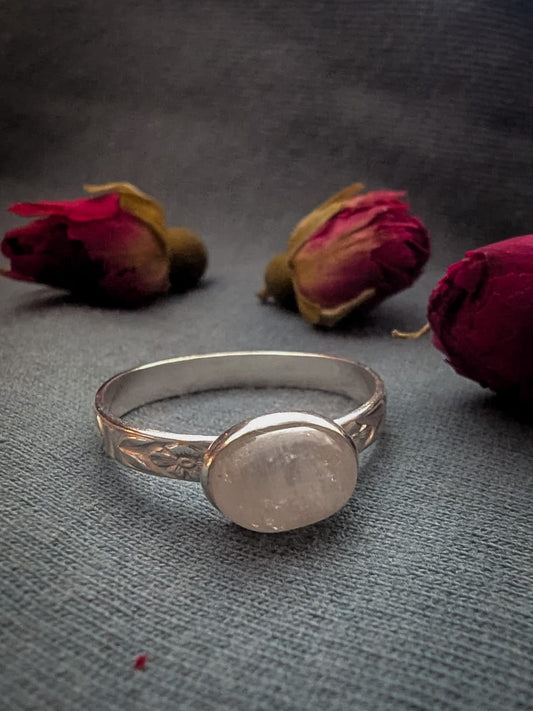 Bohème Silver Gemstone Stacking Ring