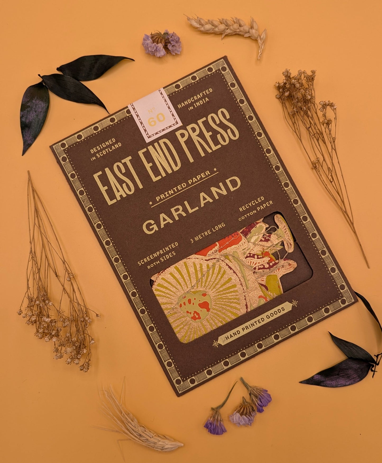 'Mushroom' Paper Garland by East End Press