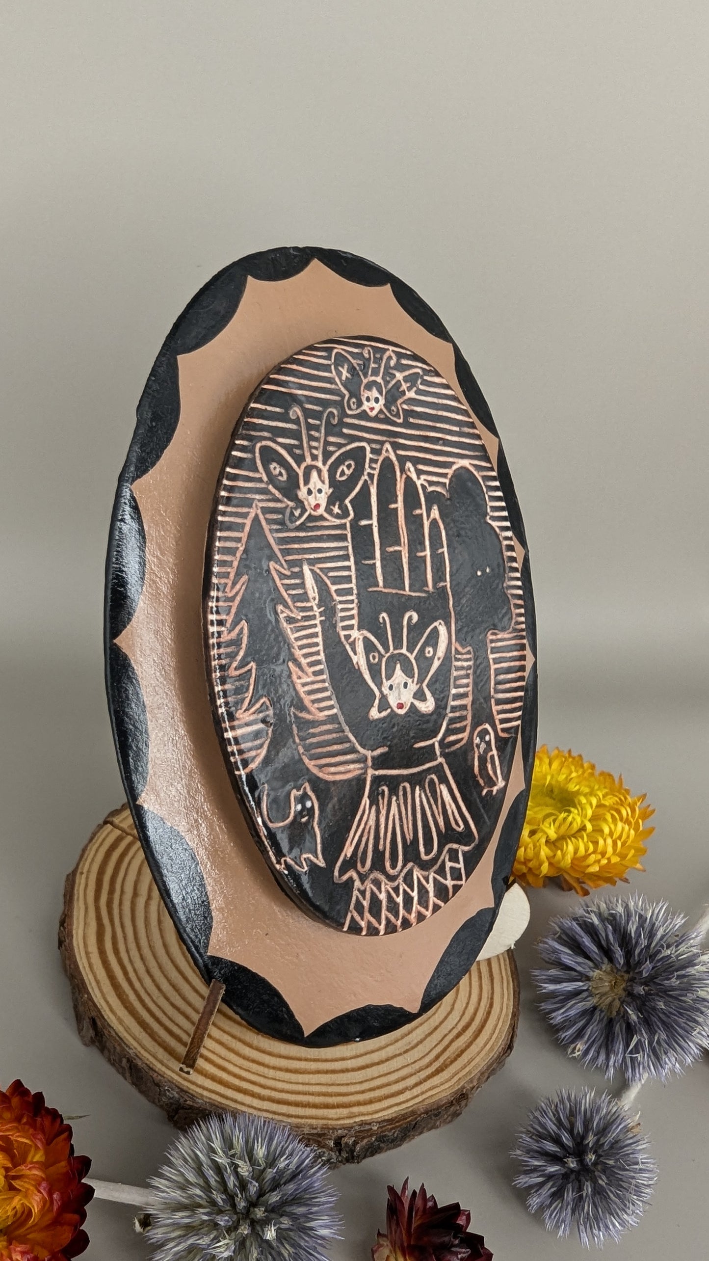 'Gift of Transformation' Ceramic Wall Piece by Ciara Veronica Dunne
