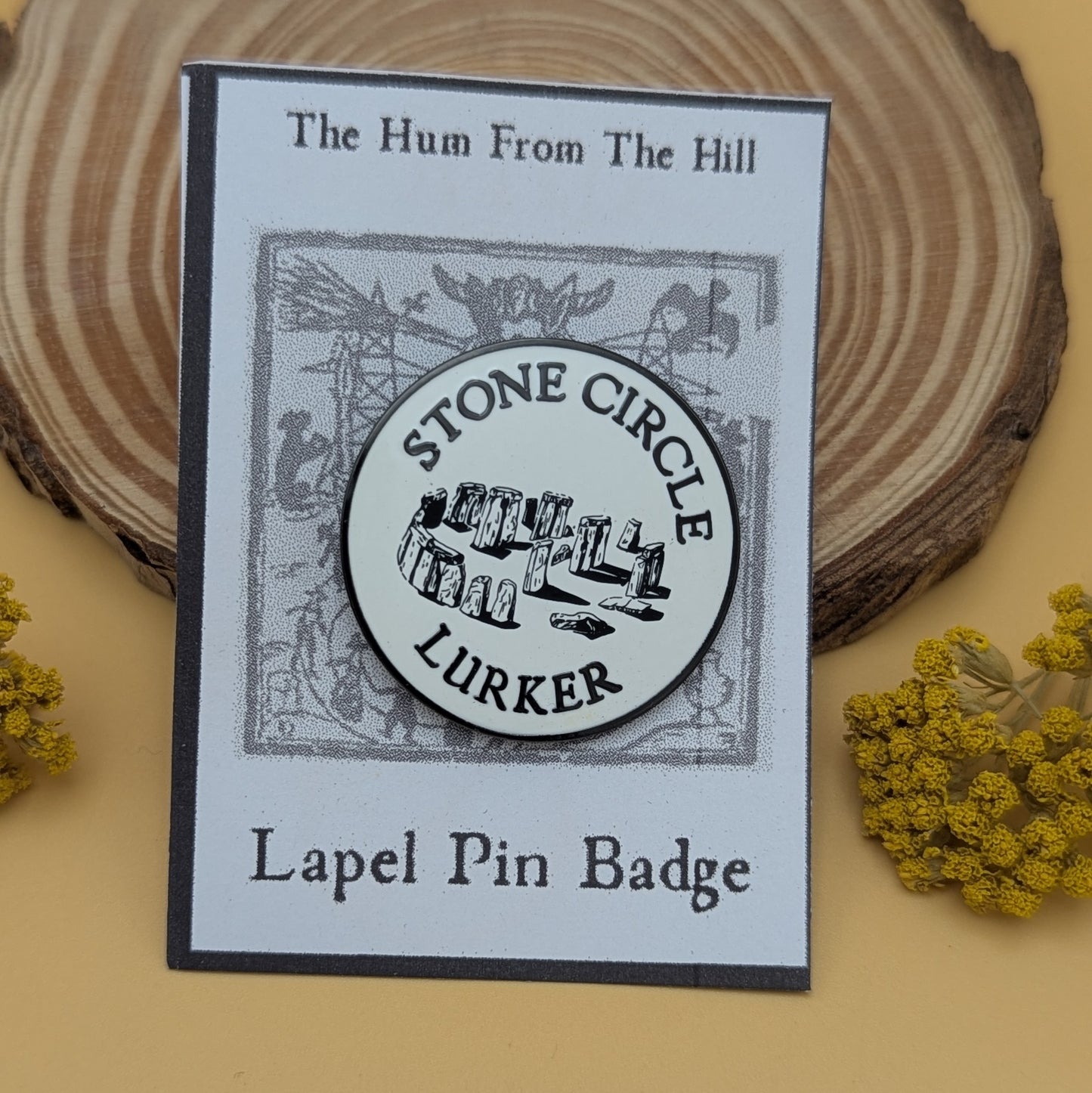 'Stone Circle Lurker' Enamel Pin