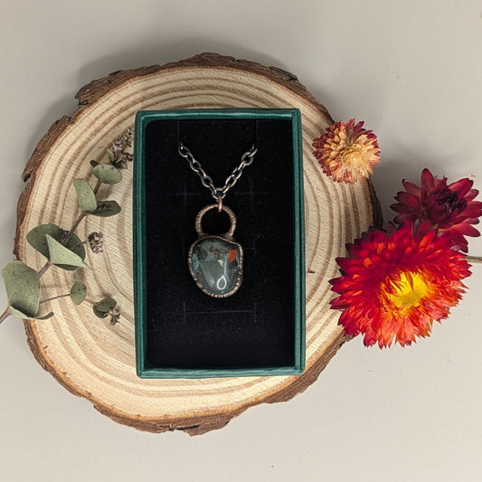 "Talutah" Bloodstone Pendant