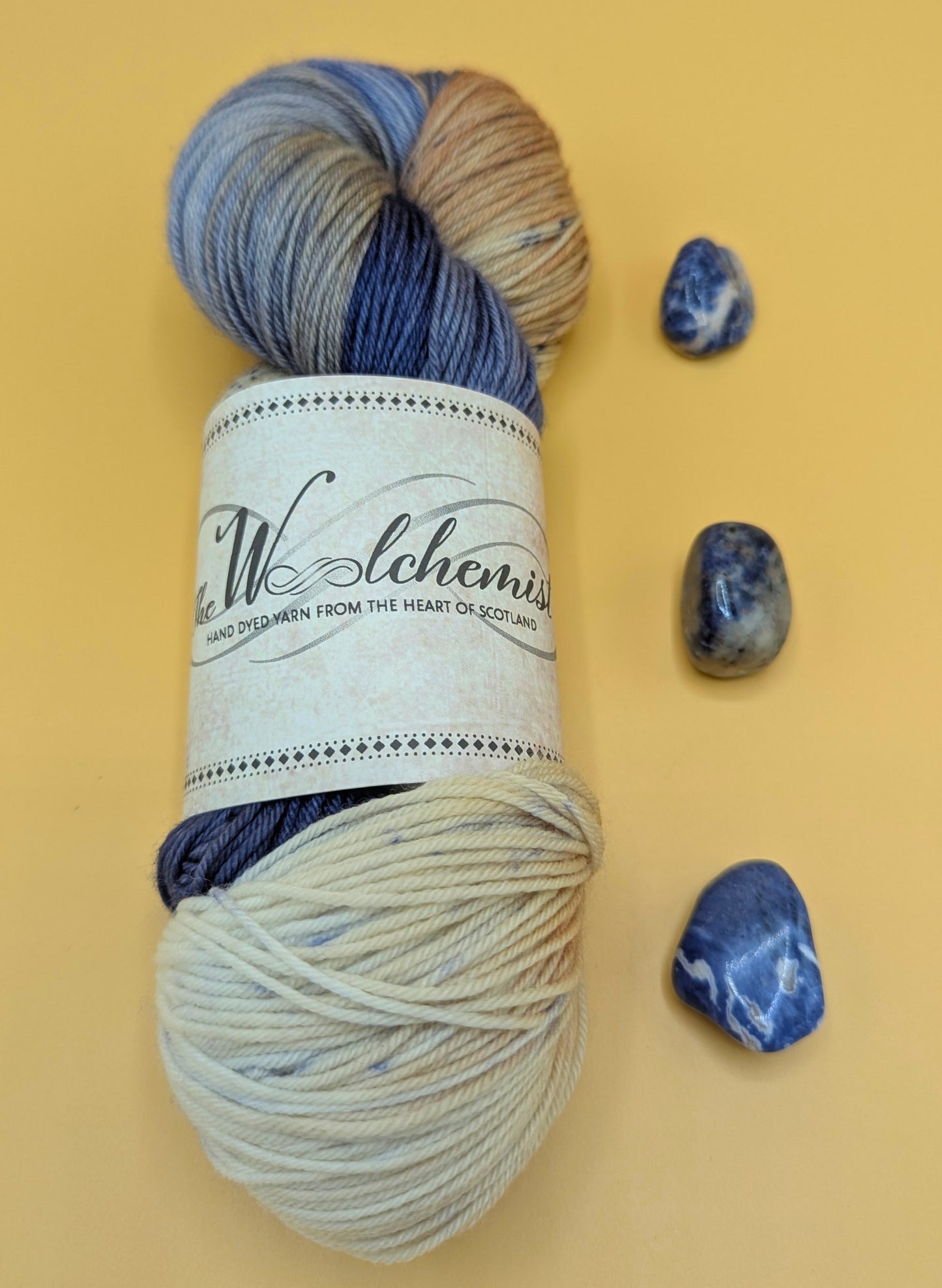 'Sodalite' - the Woolchemist Hand Dyed Yarn - 100g