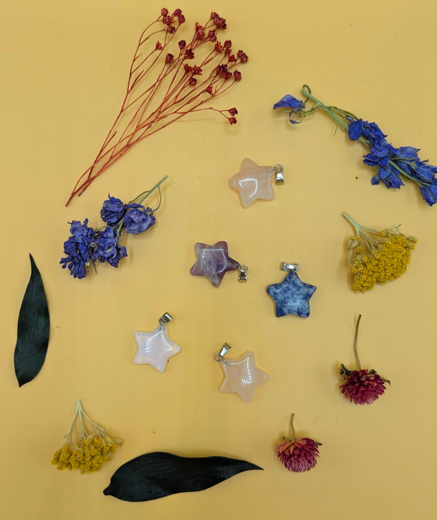 Crystal Star Charms