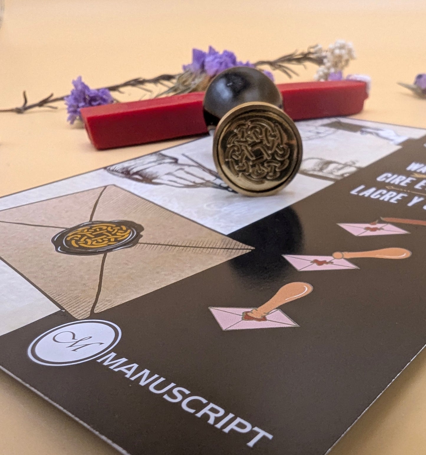 Celtic Rose Wax and Seal Set
