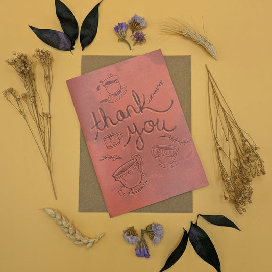 ‘Tea Thank You’ Greeting Card
