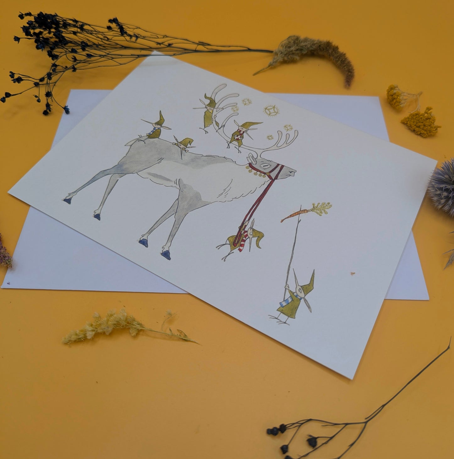 Reindeer Greeting Card