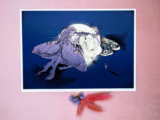 “Wonder into the Unknown” Print by Kalin Lin