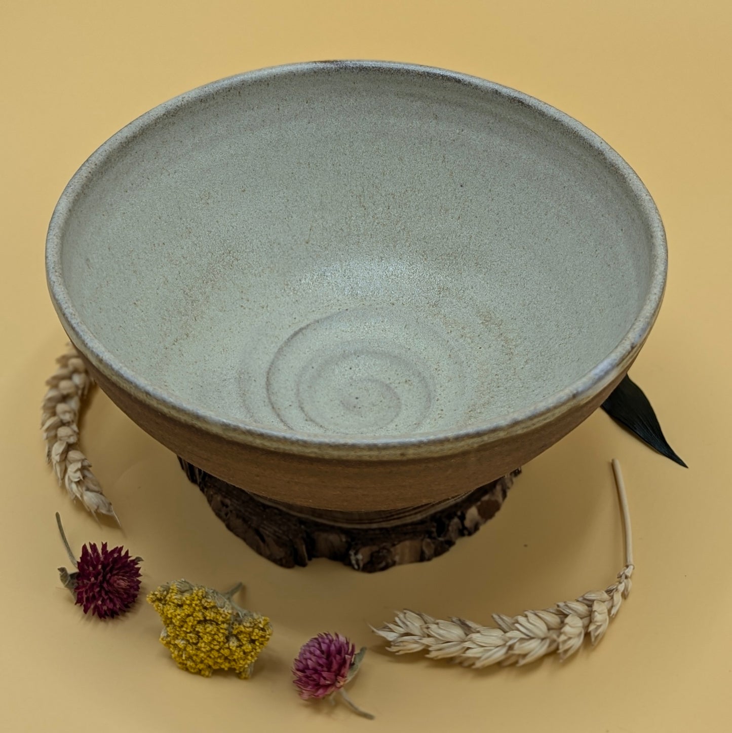 Ceramic Wood Fired Soup Bowl by Marìa Poyato