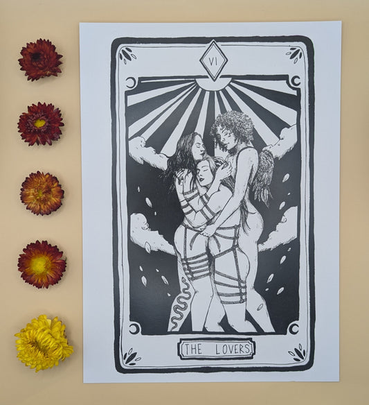 ‘The Lovers’ Print by Katrin Blackwater