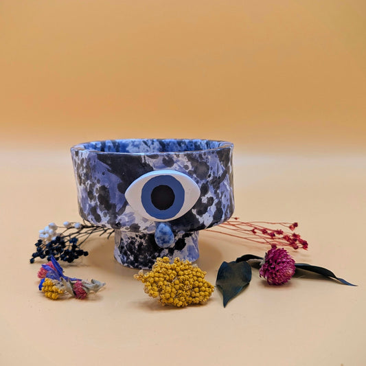 'Lapis Splatter' Ceramic Dish by Ciara Veronica Dunne