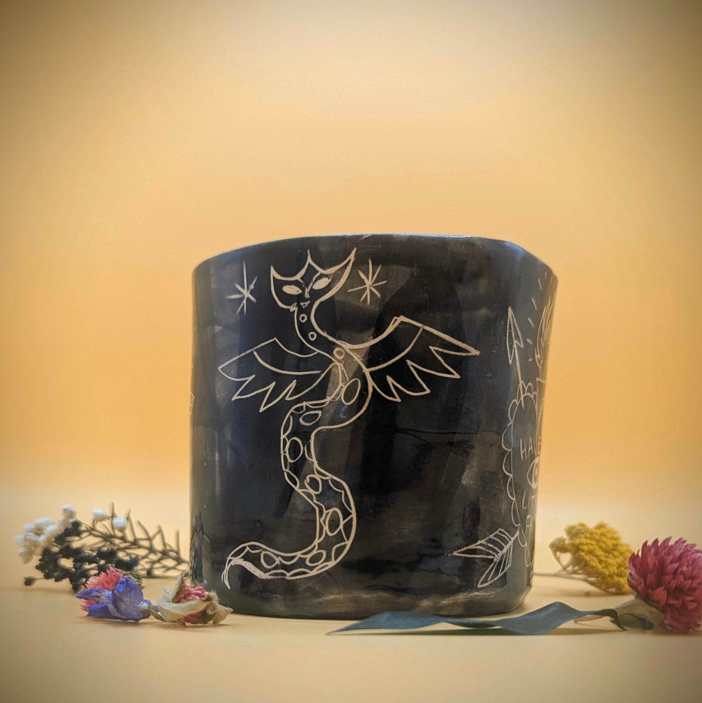 'Have a Little Faith' Ceramic Pot by Ciara Veronica Dunne