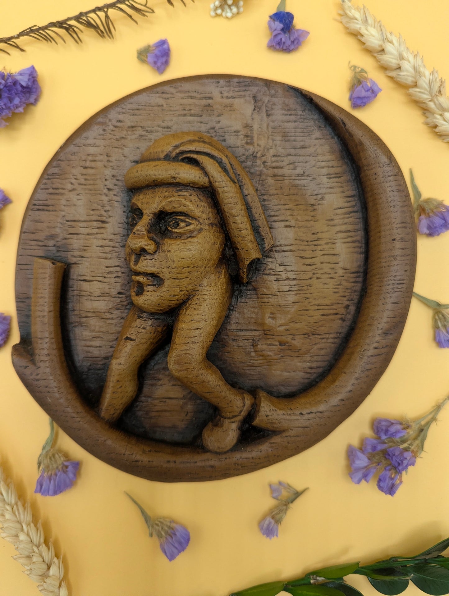Medieval Mythical Blemmyae - Reproduction Cathedral Carving