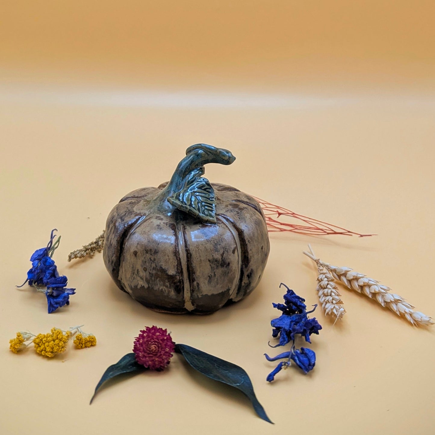 Ceramic Brown Pumpkin