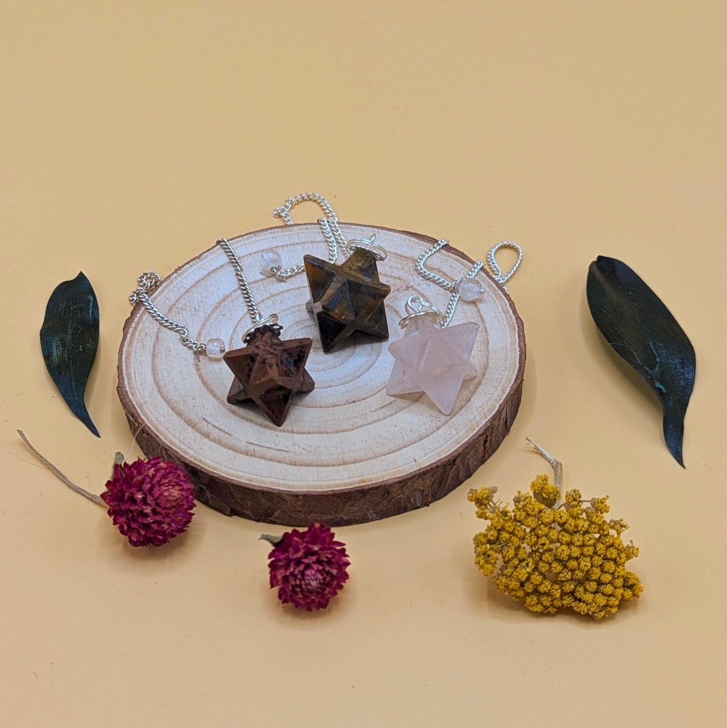 Assorted Crystal Star Pendulum