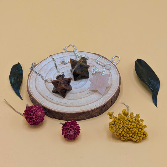 Assorted Crystal Star Pendulum