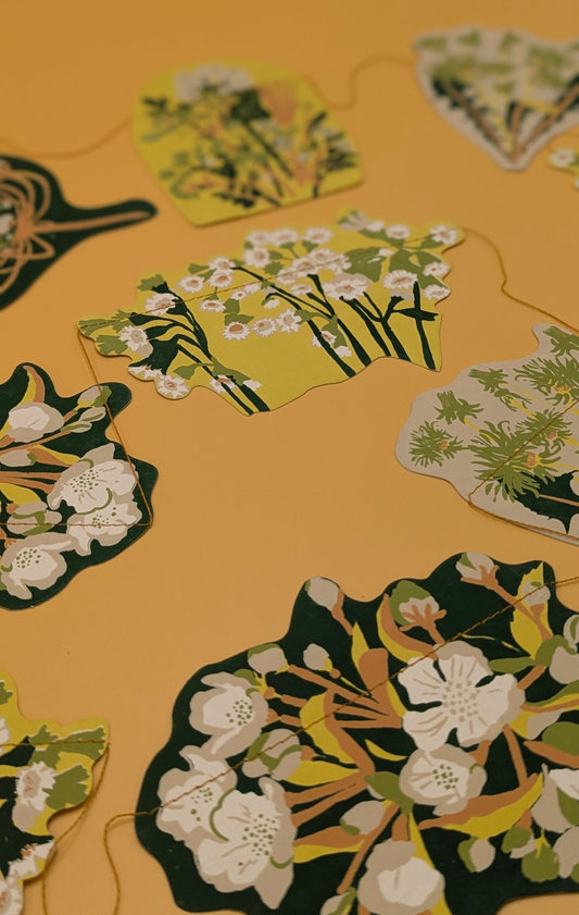 Spring Blooms Sewn Garland