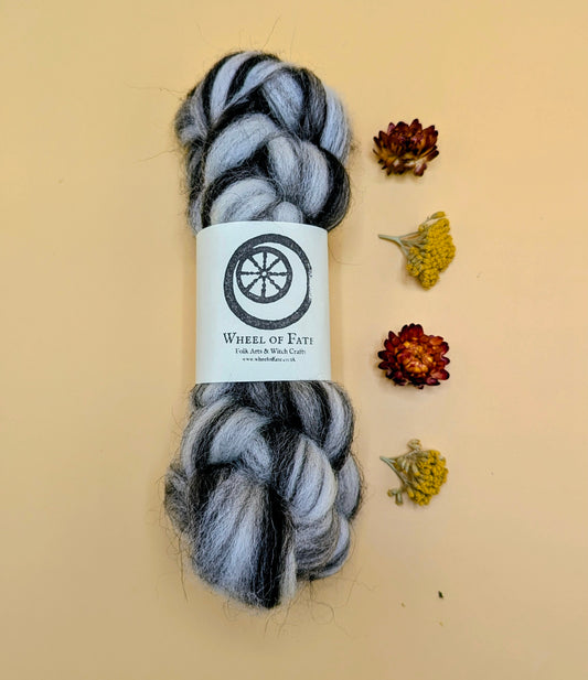 Natural Jacob Humbug Combed Tops 50g