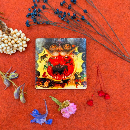 'Medieval Open Hellmouth' Fridge Magnet