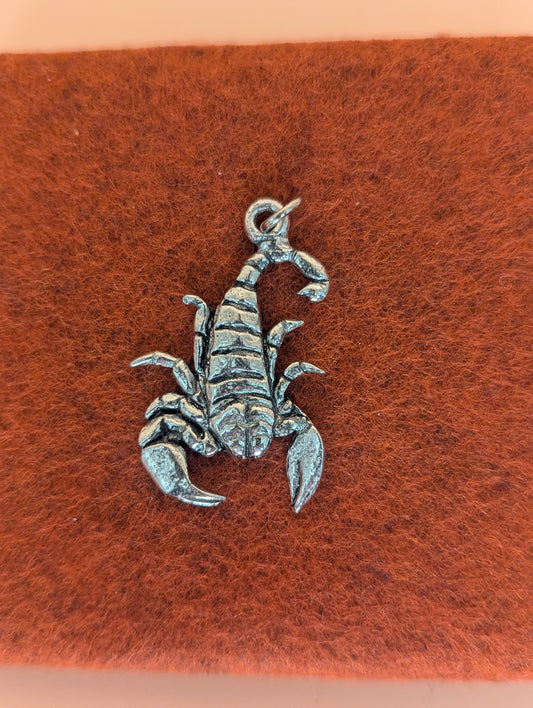 Pewter Scorpio Charm