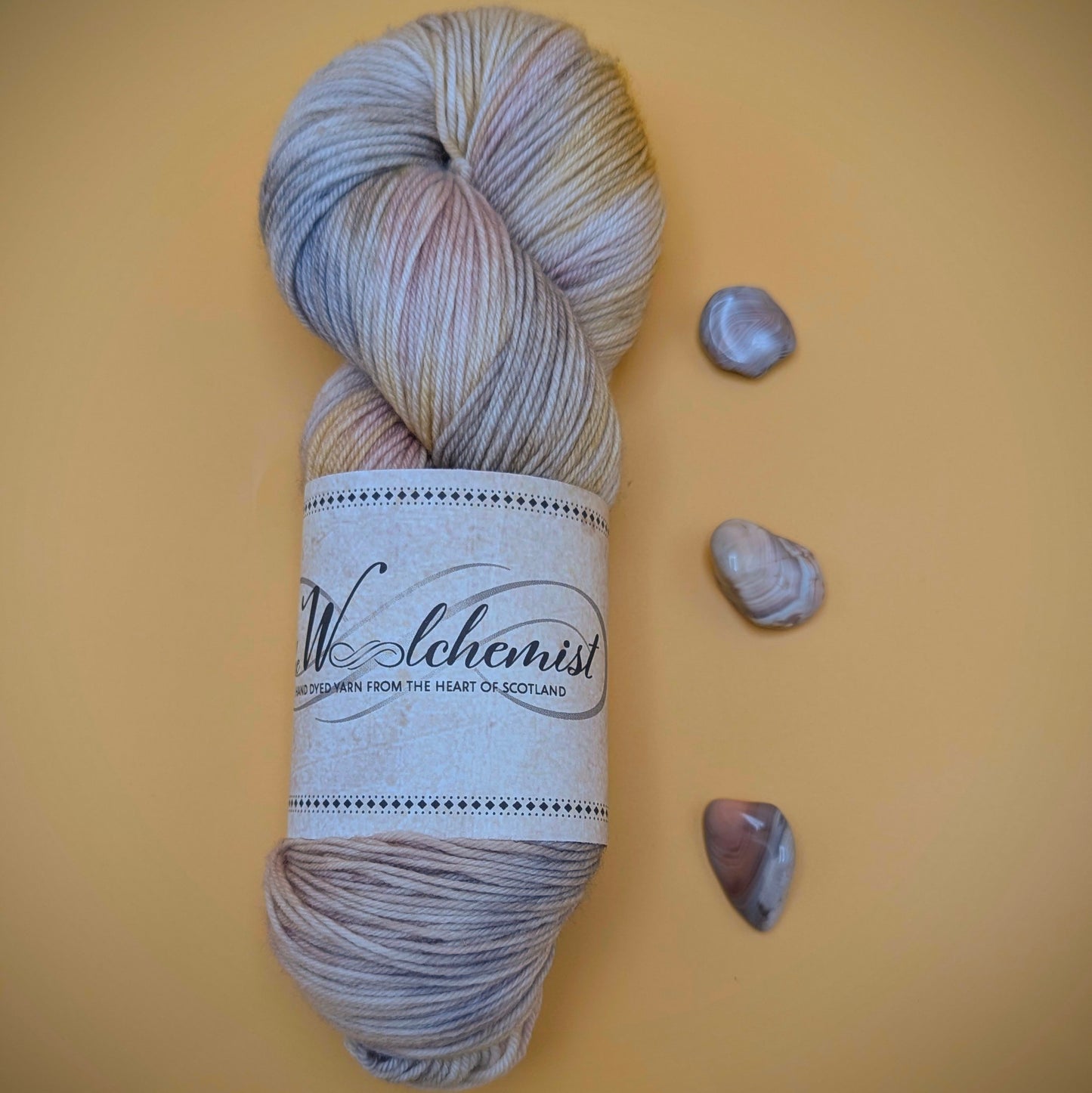 'Botswana Agate' - The Woolchemist Hand Dyed Yarn - 100g