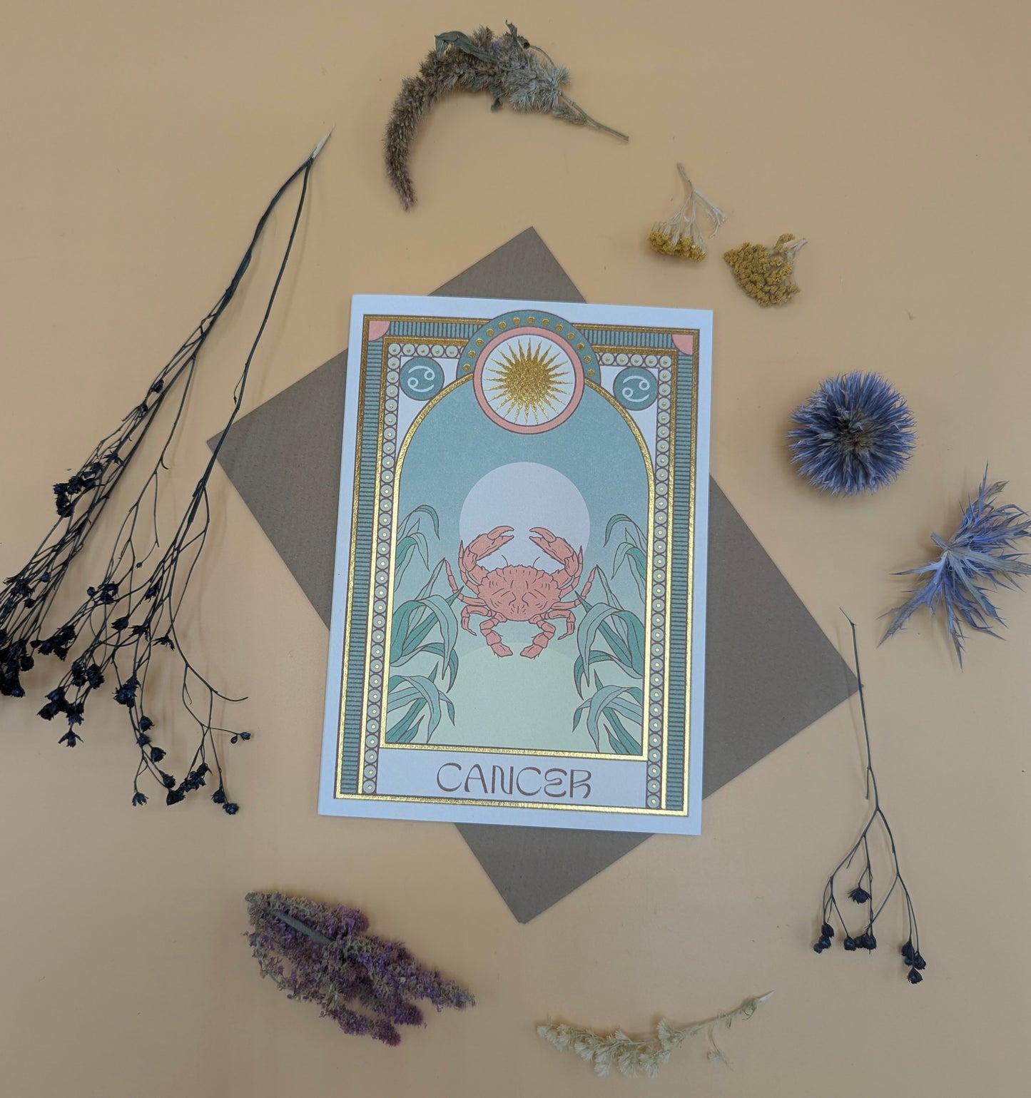 Cancer Zodiac Card