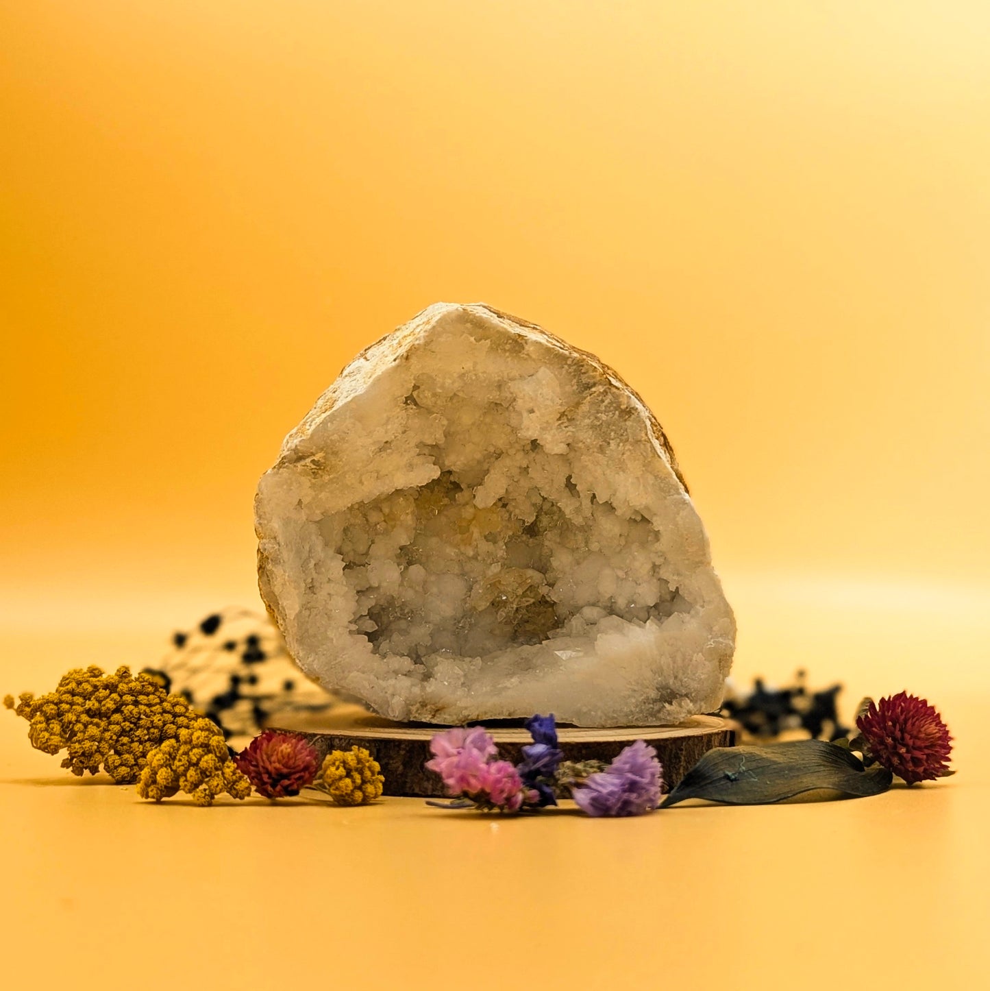 White Quartz Geode