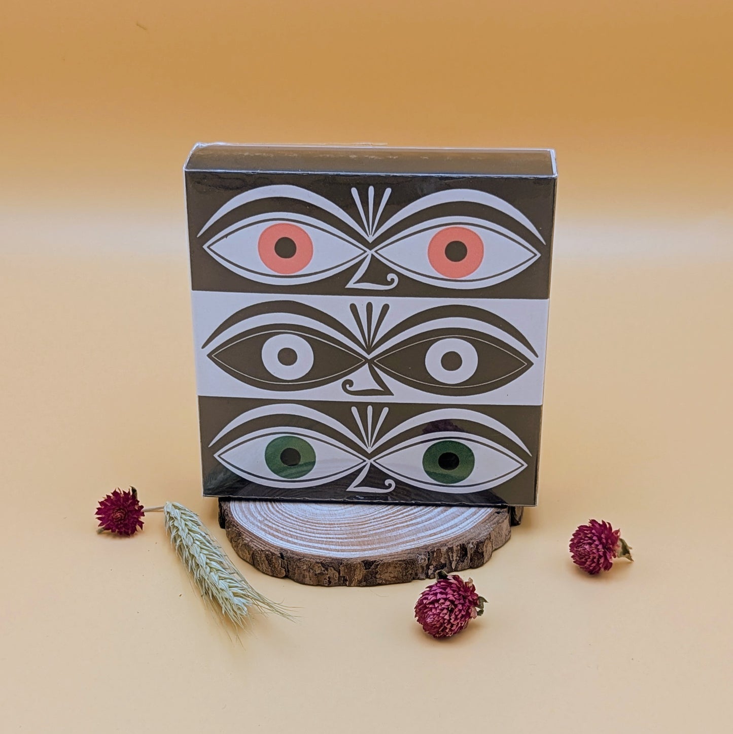Triple Eyes Square Matchbox